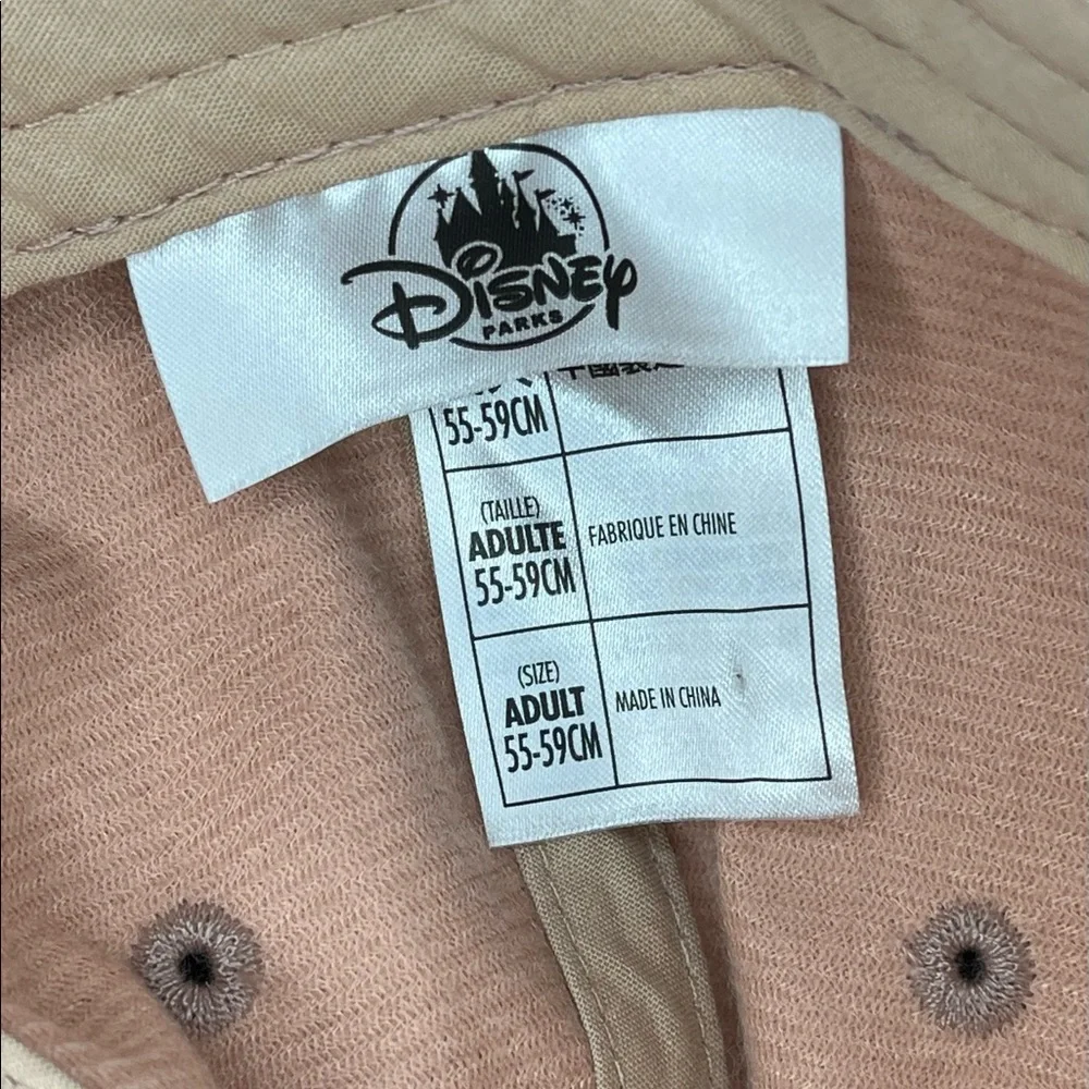 Disney Parks Shimmery Pinkish Beige Mickey Mouse Ball Cap - Picture 3 of 4